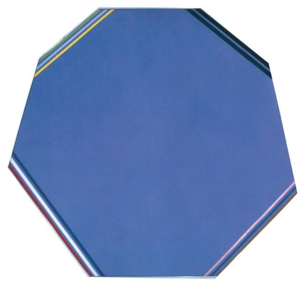 Red, White + Grey by Kenneth Noland