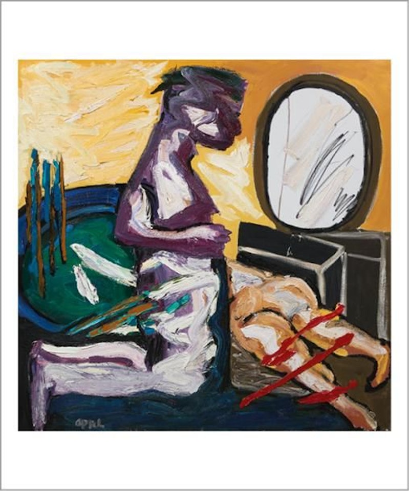 L"agenouillement - The Kneeler by Karel Appel