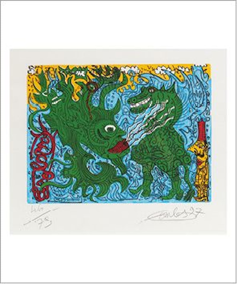 Dragon vert by Robert Combas