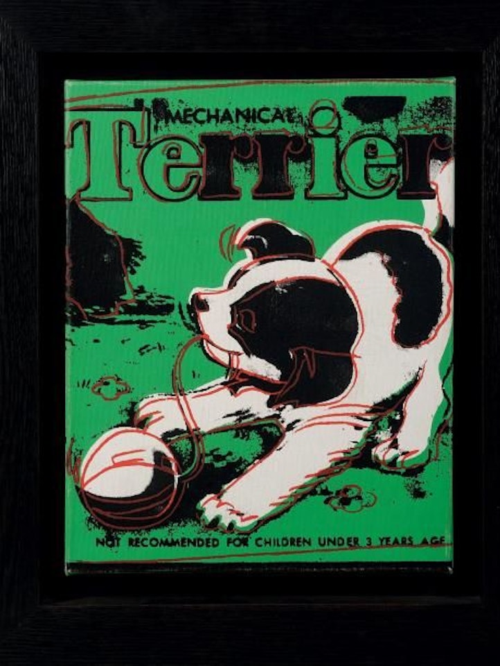 Terrier (from Toy painting) by Andy Warhol