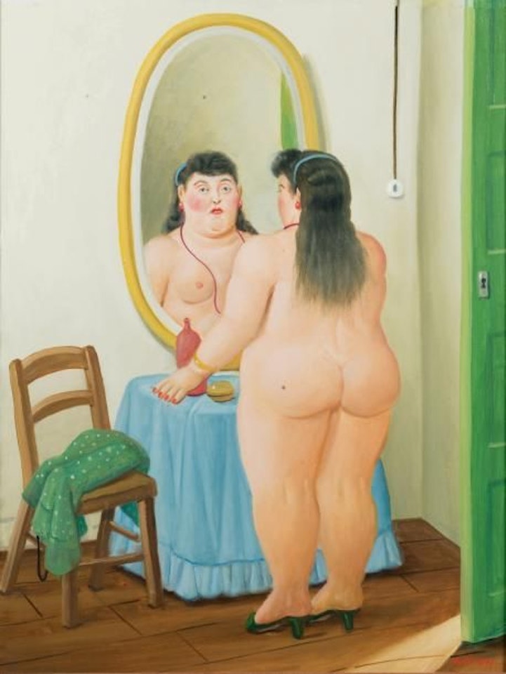 The toilet by Fernando Botero