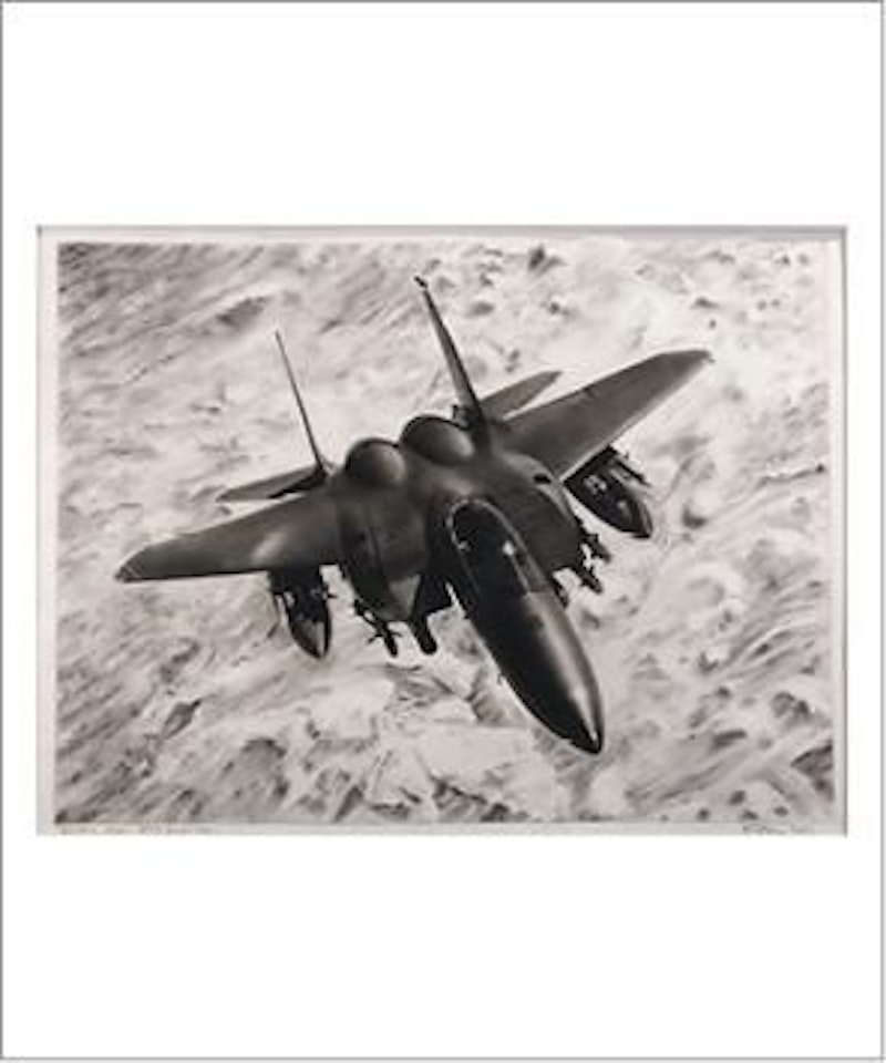 Study for F-14 Snow Cap by Robert Longo