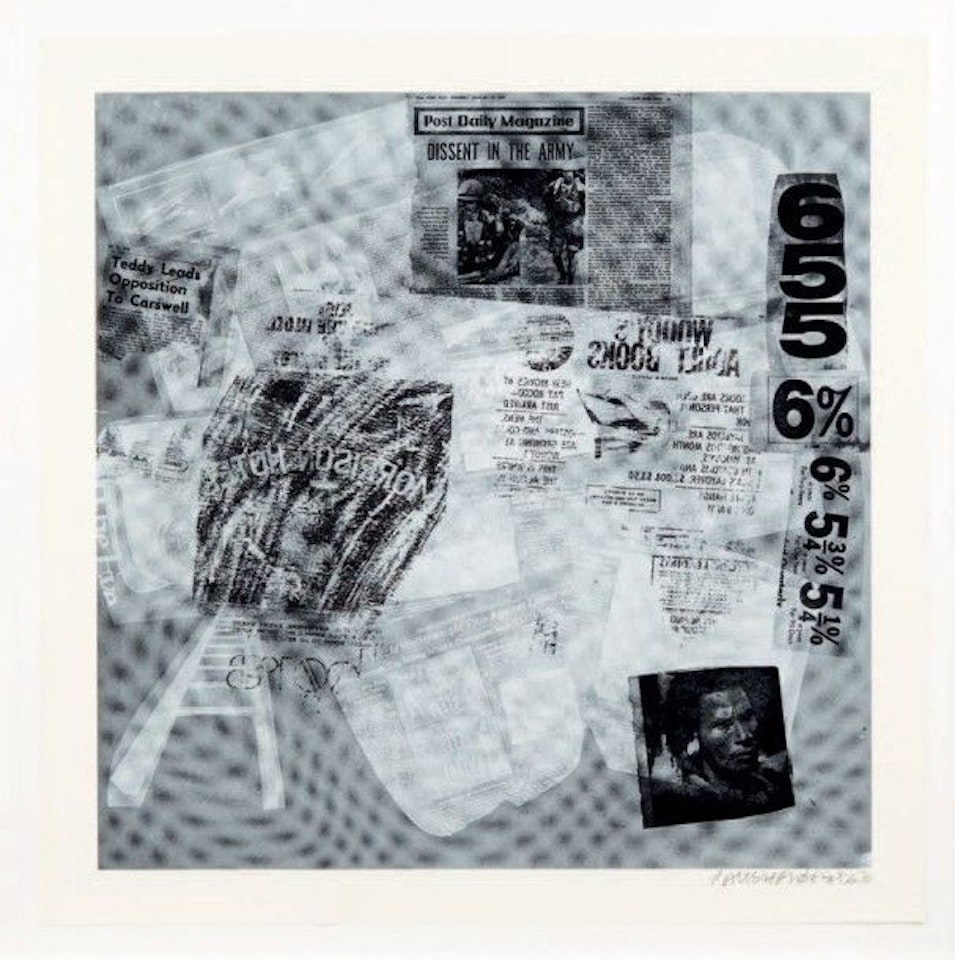 Surface series by Robert Rauschenberg