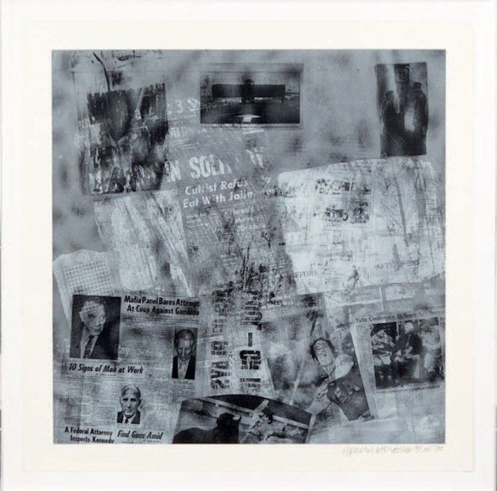 Surface series by Robert Rauschenberg