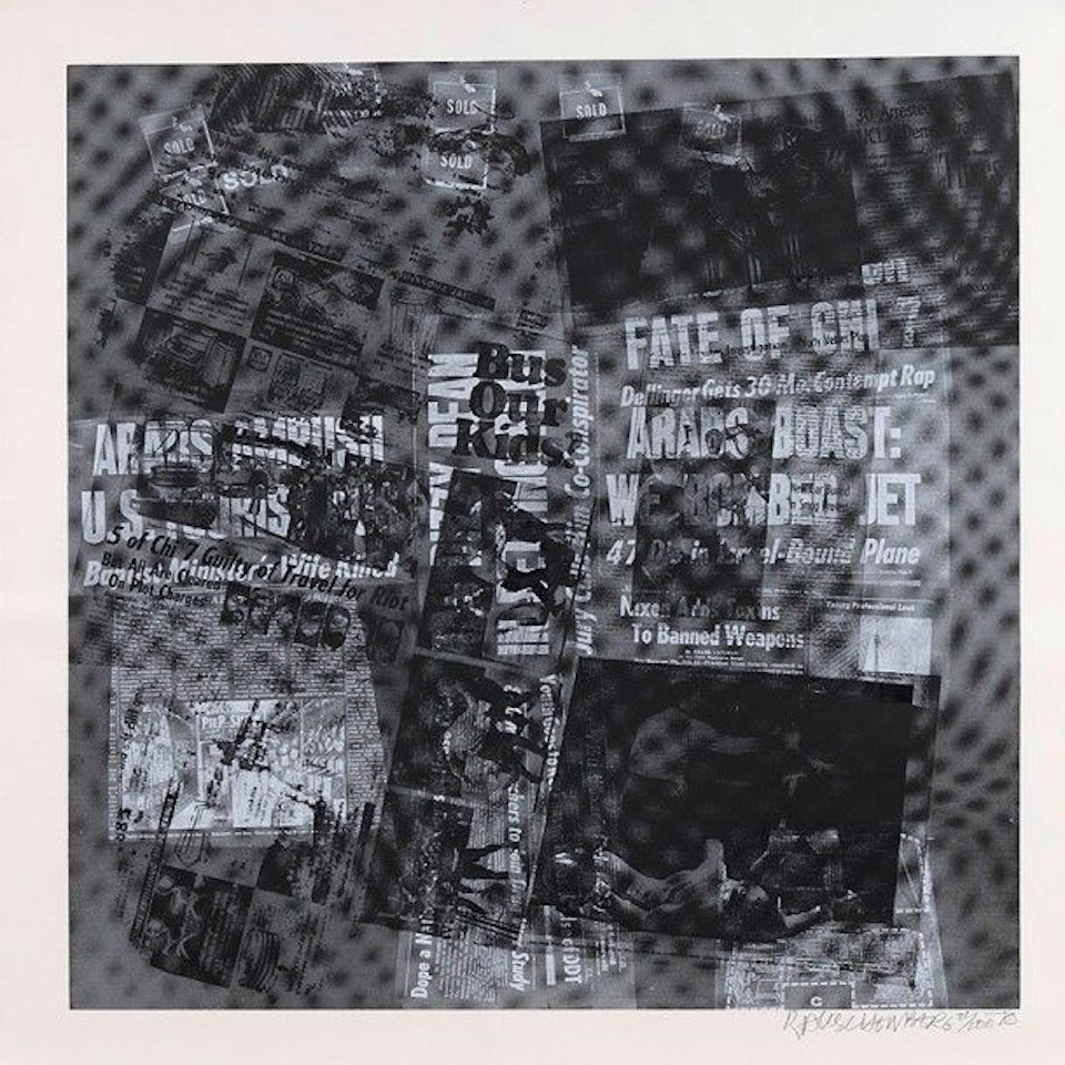Surface Series by Robert Rauschenberg