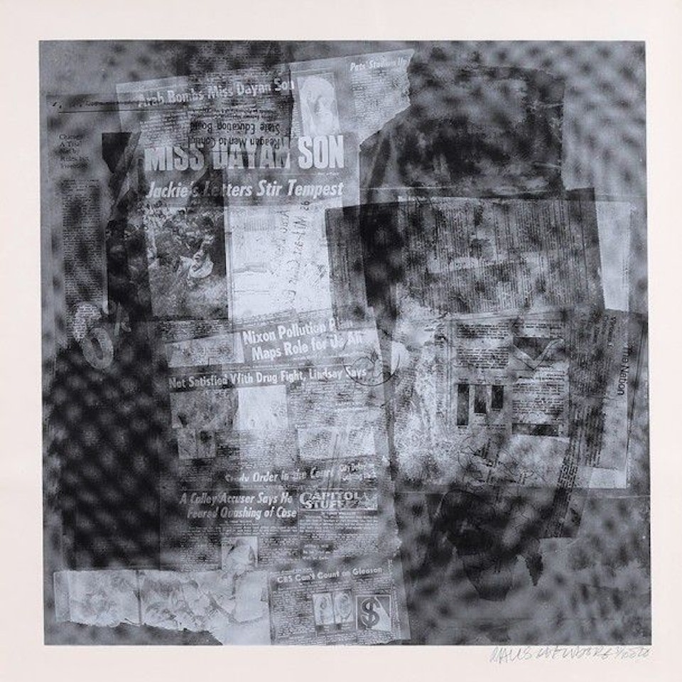 Surface Series by Robert Rauschenberg
