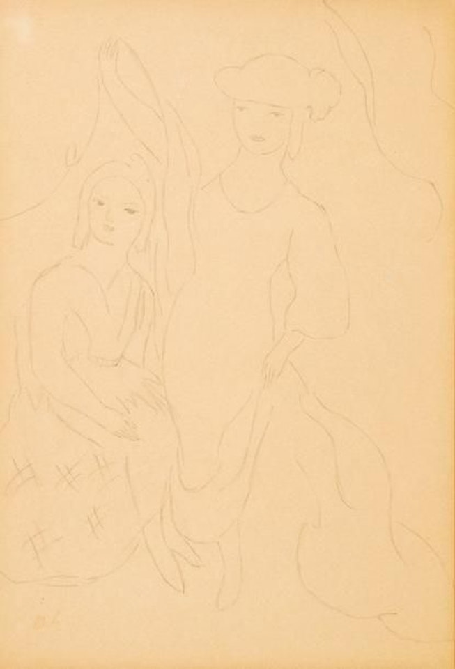 The young ladies by Marie Laurencin
