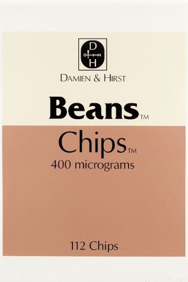Bean Chips; “The Last Supper” series. by Damien Hirst
