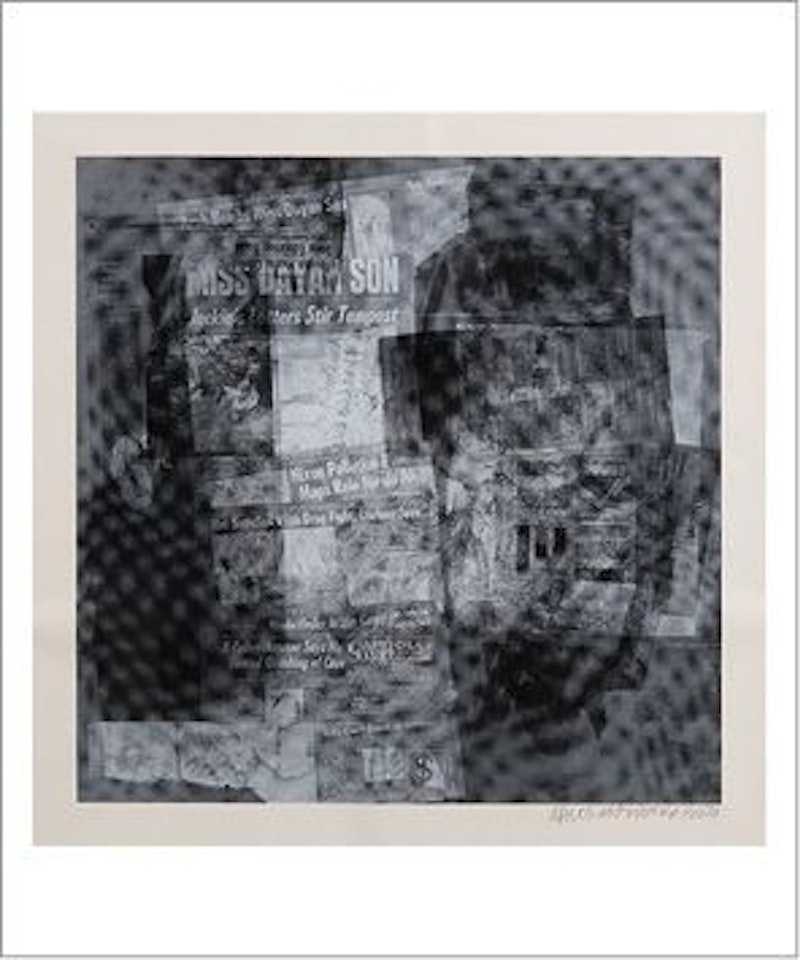 Surface Series by Robert Rauschenberg