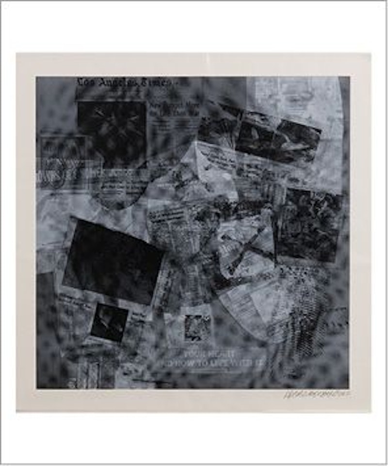 Surface Series by Robert Rauschenberg