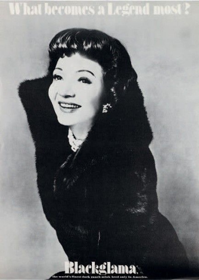 Claudette Colbert by Richard Avedon