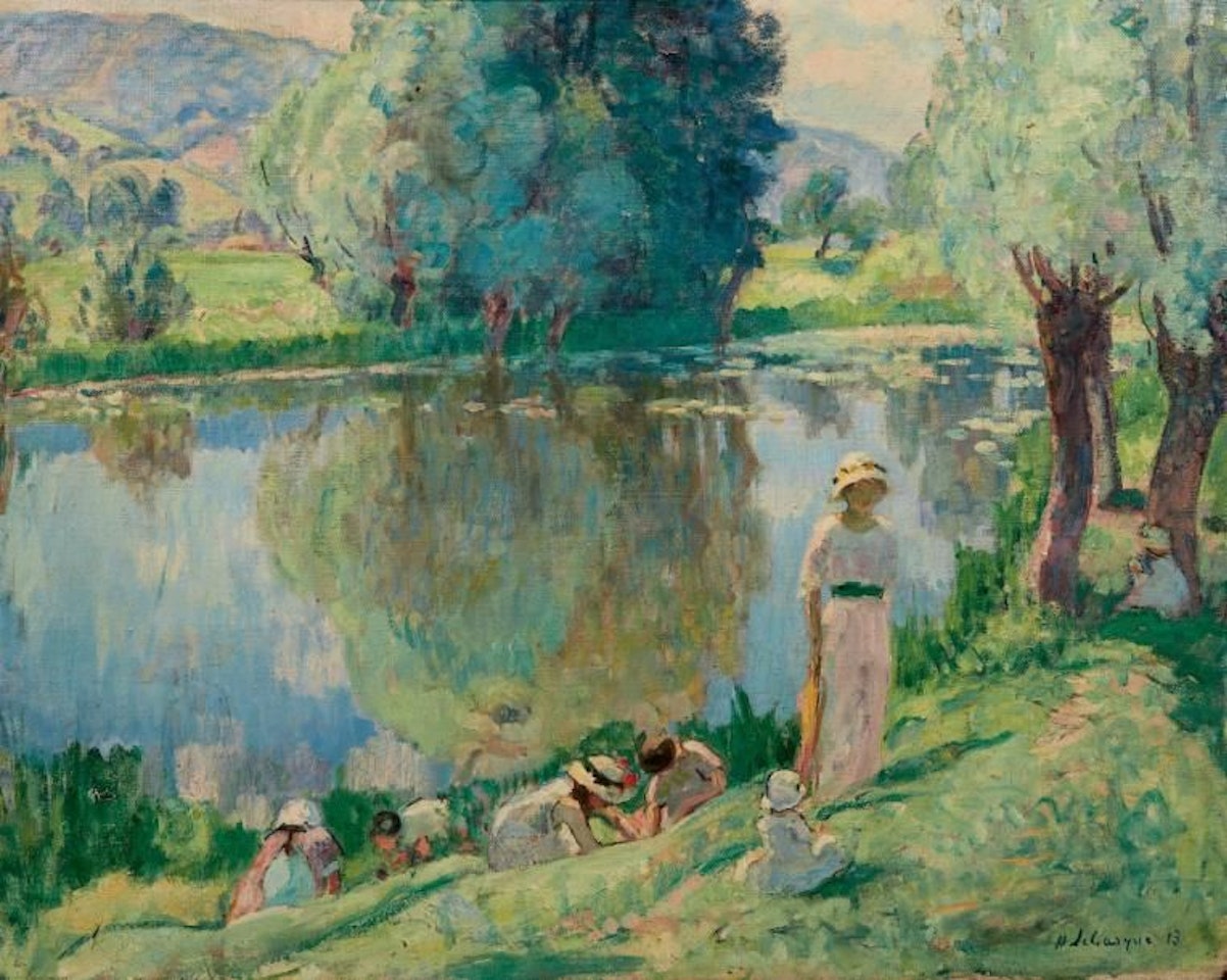 Spring morning at Andelys by Henri Lebasque