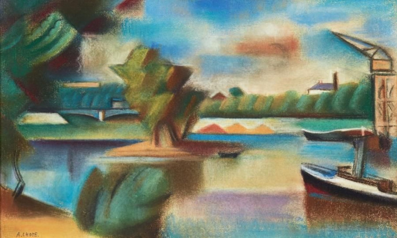 The island of Saint-Louis by André Lhote