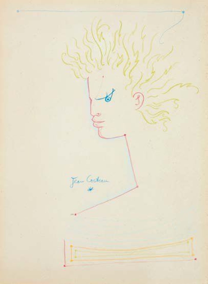 Young man by Jean Cocteau