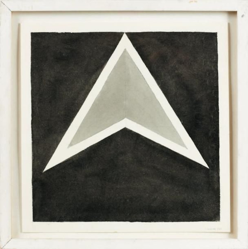 Three Pointed Star within a three pointed Star by Sol LeWitt