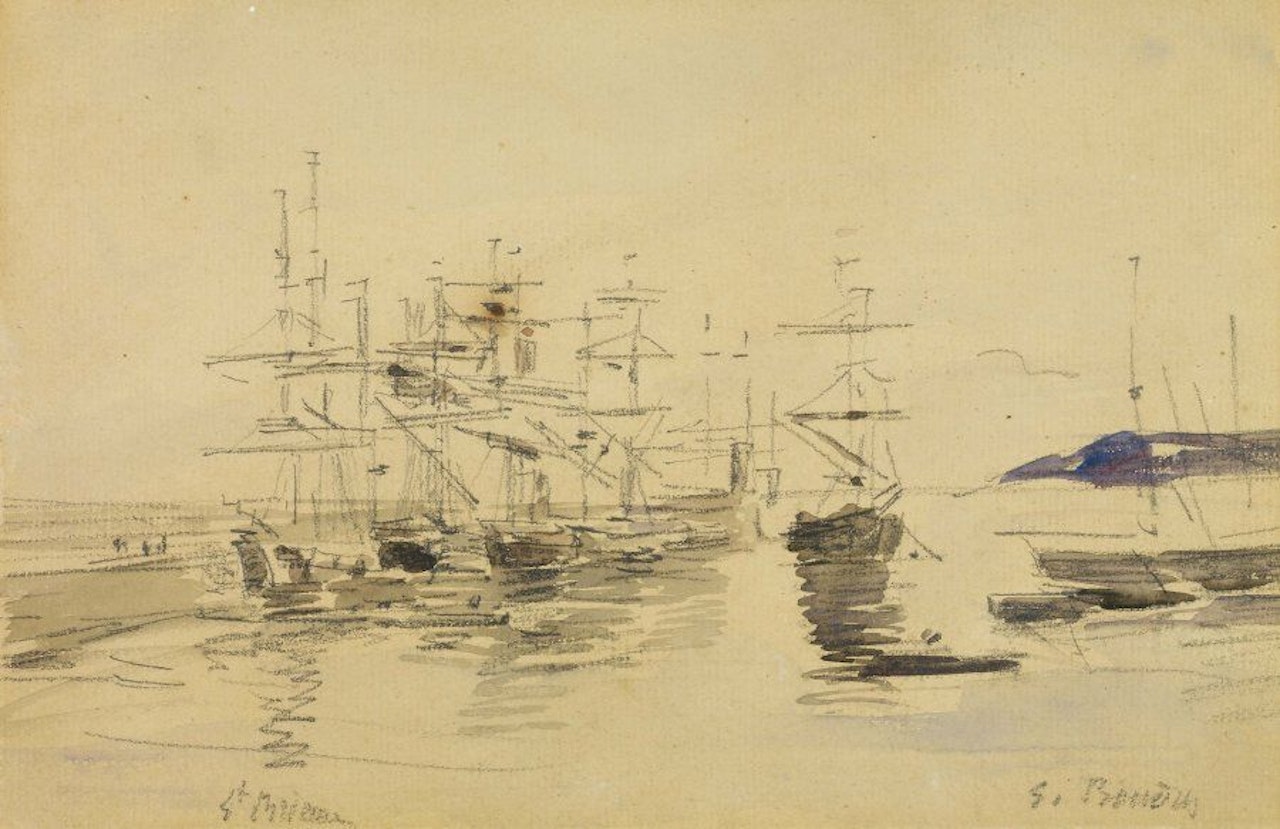 Saint Brieuc by Eugène Boudin