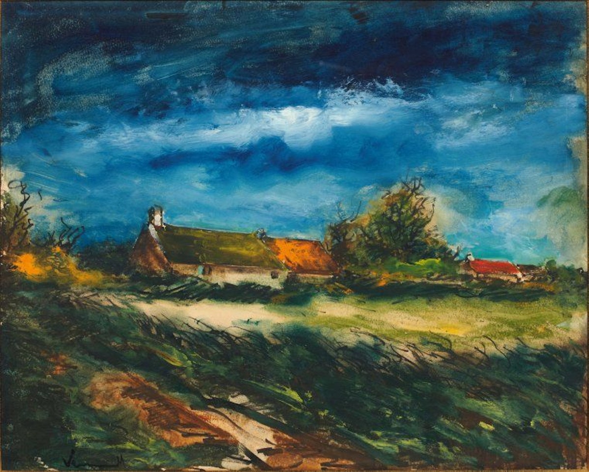 The cottages by Maurice de Vlaminck
