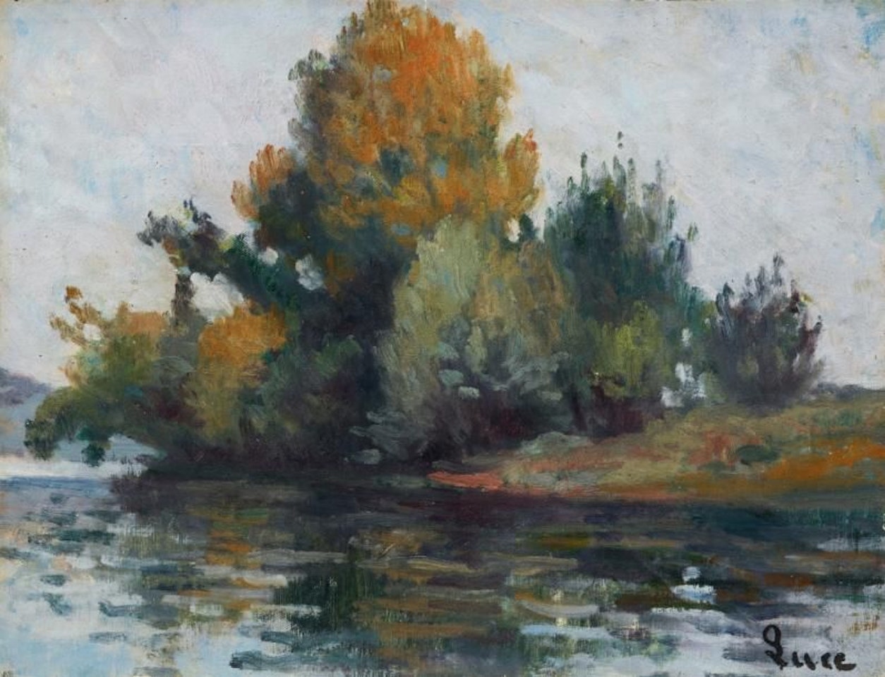 Riverside by Maximilien Luce