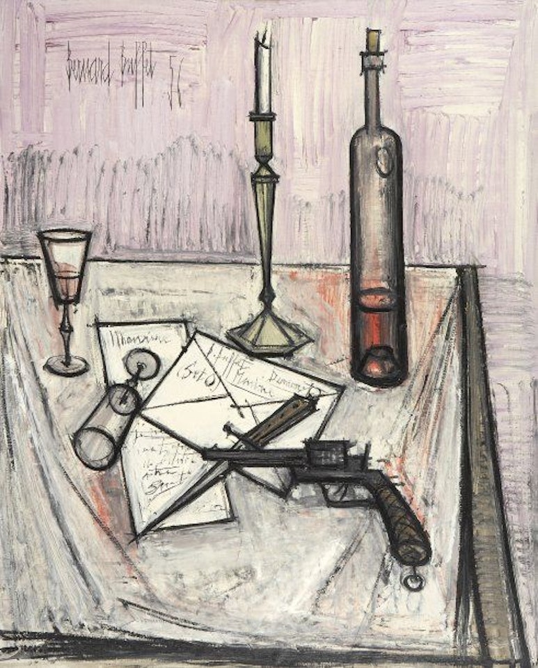 Nature morte au revolver by Bernard Buffet
