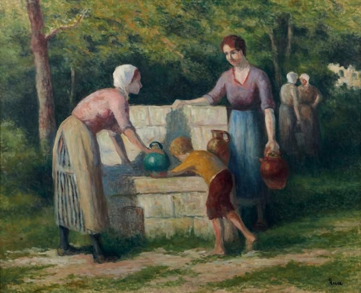 Women at the well by Maximilien Luce