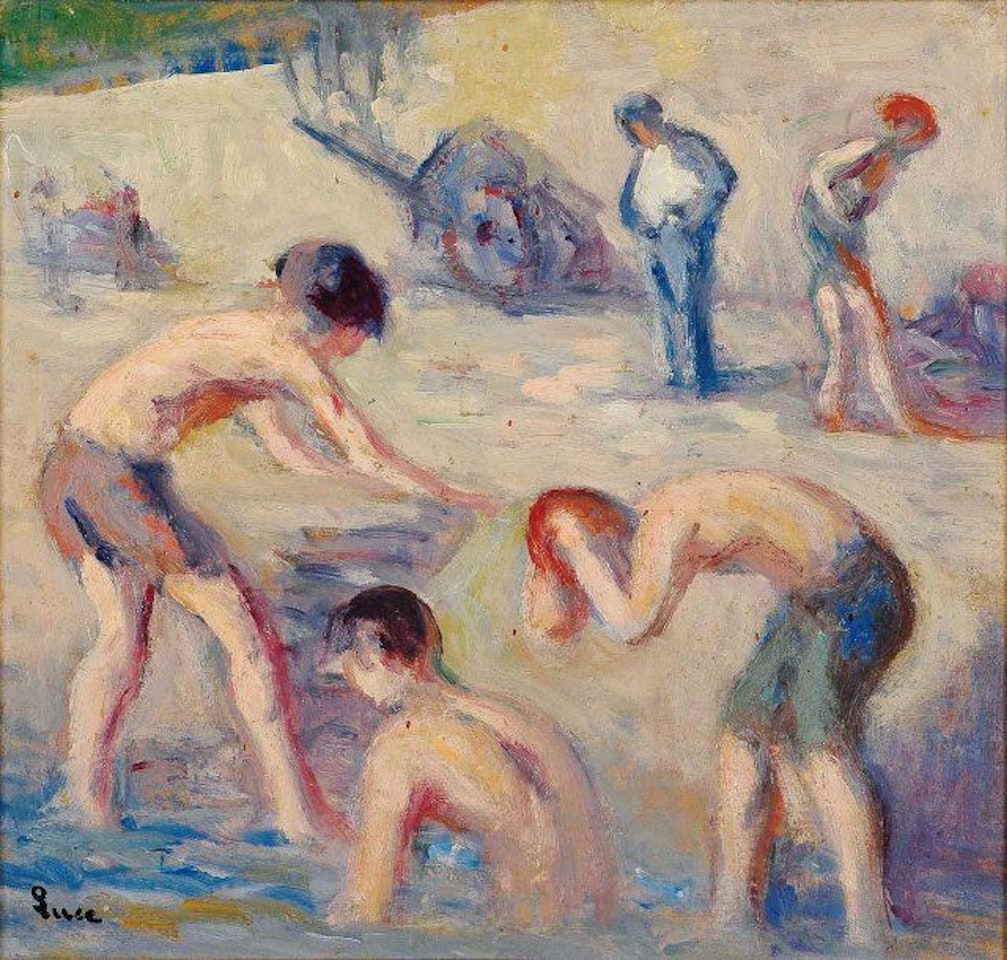 Young bathers by Maximilien Luce