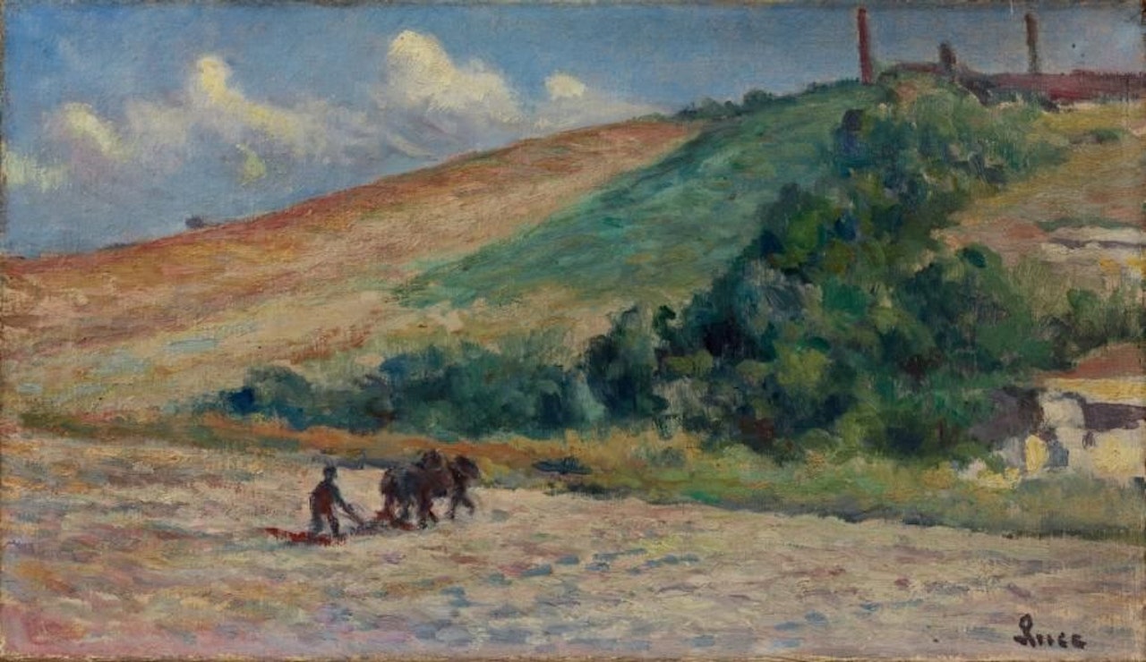 The Plowman by Maximilien Luce