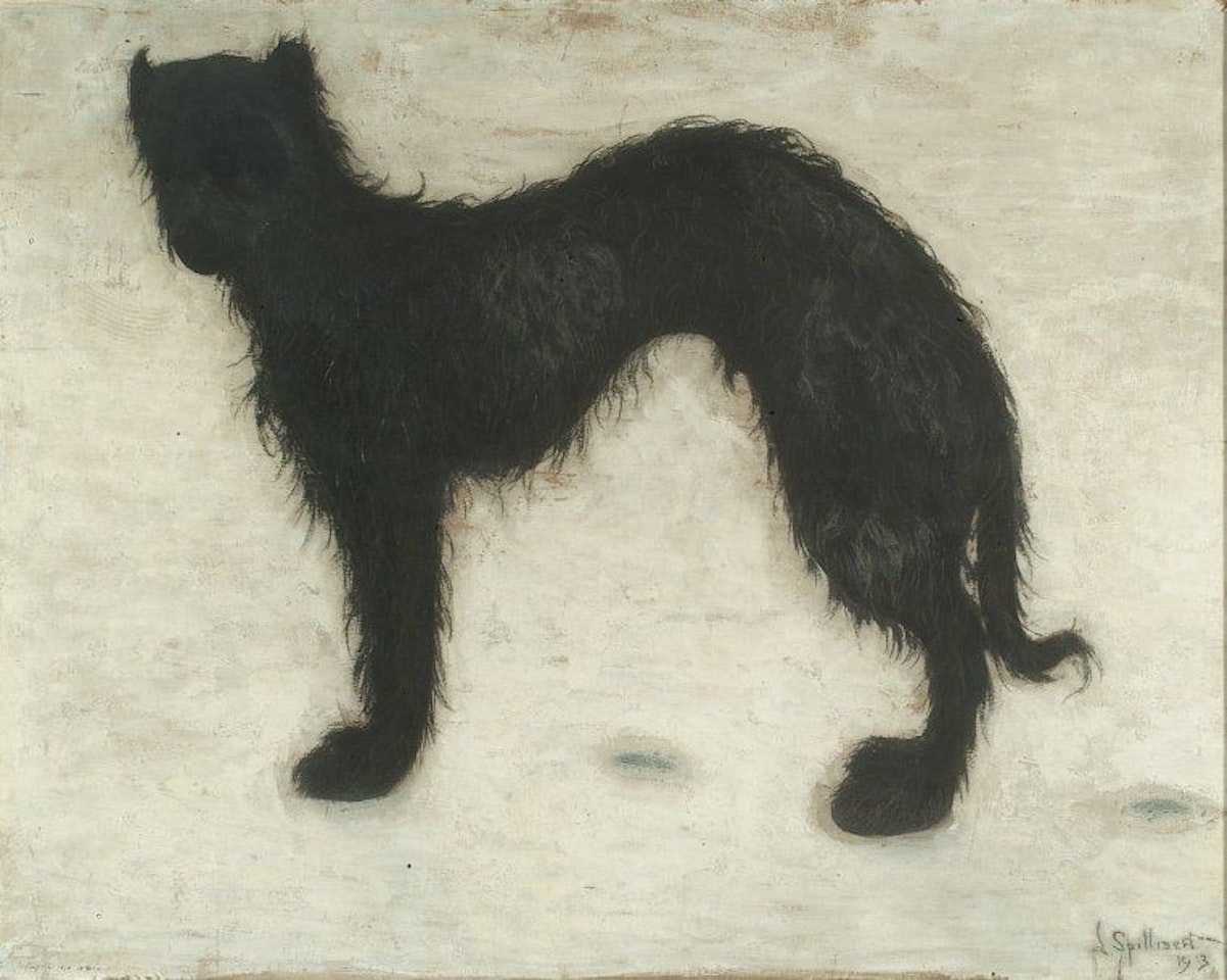 Chien dans la neige by Léon Spilliaert
