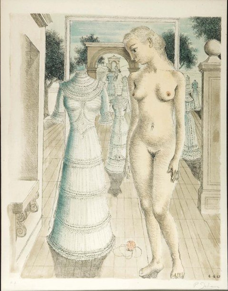 The Sunday Dress by Paul Delvaux
