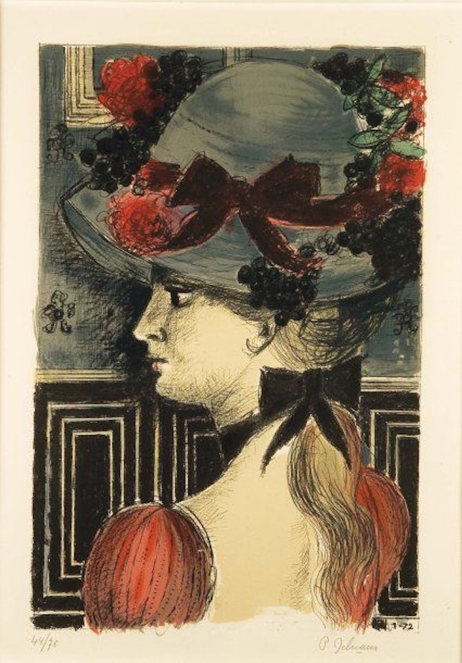 The hat 1900 by Paul Delvaux