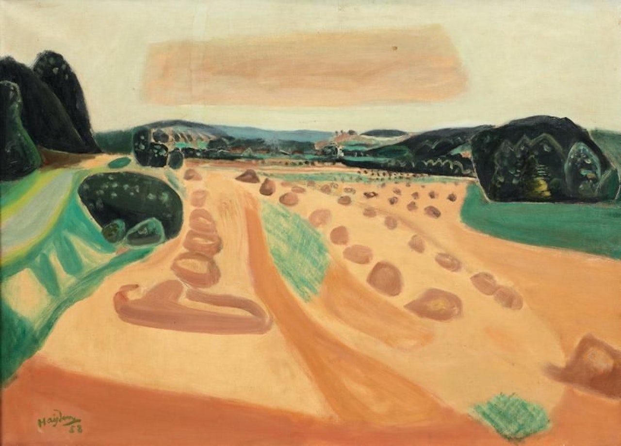Fields with millstones by Henri Hayden