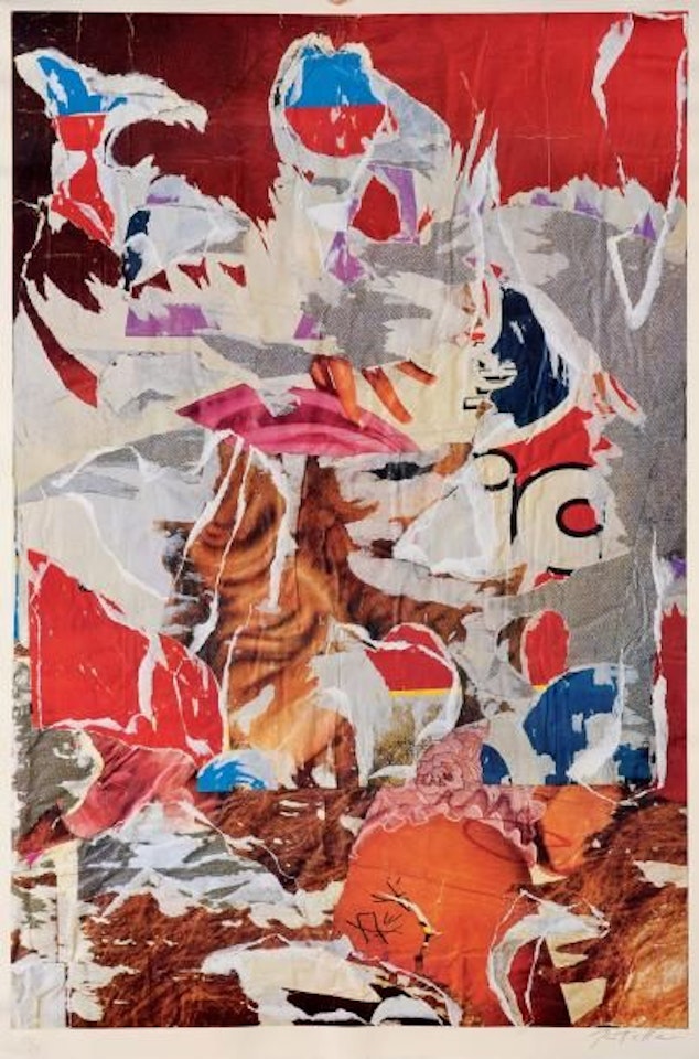 La main et la liberté by Mimmo Rotella