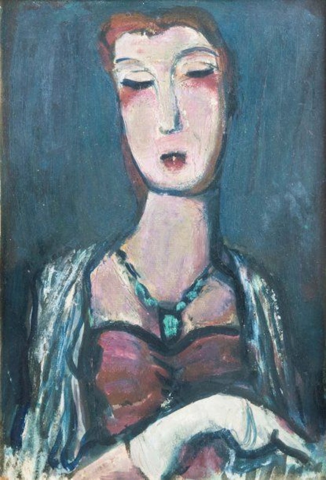 In evening dress by Georges Rouault