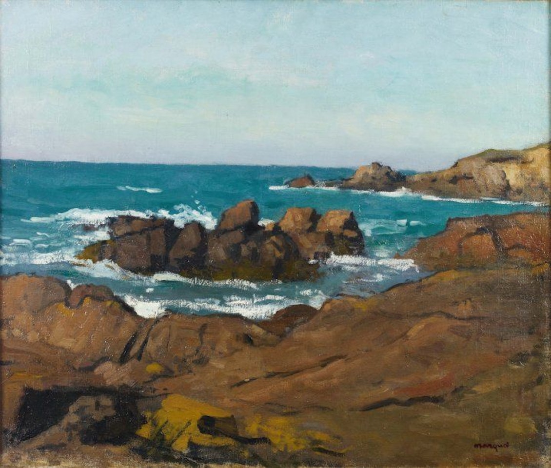 Rocks at La Parcaillerie by Albert Marquet