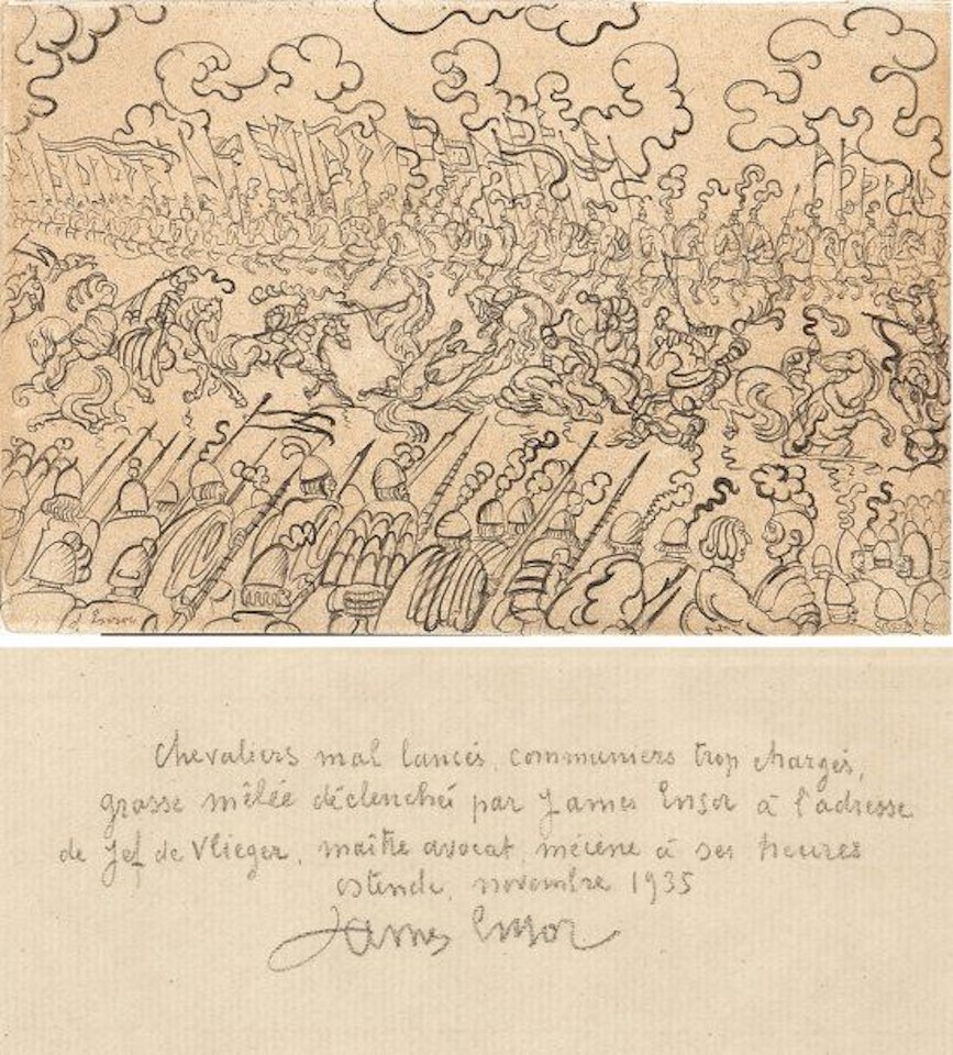 The Battle of the Golden Spurs by James Ensor