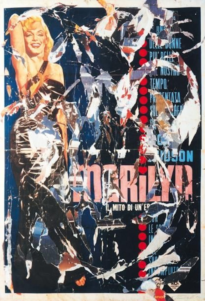 Marilyn by Mimmo Rotella