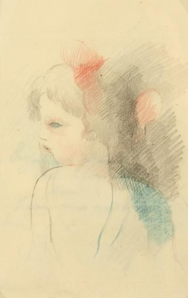 Portrait of a girl by Marie Laurencin