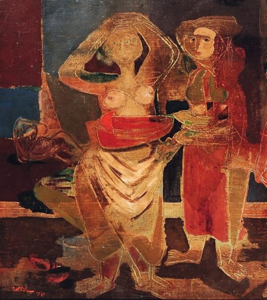 Two characters by Jankel Adler