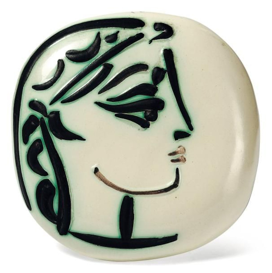 Jacqueline in profile by Pablo Picasso