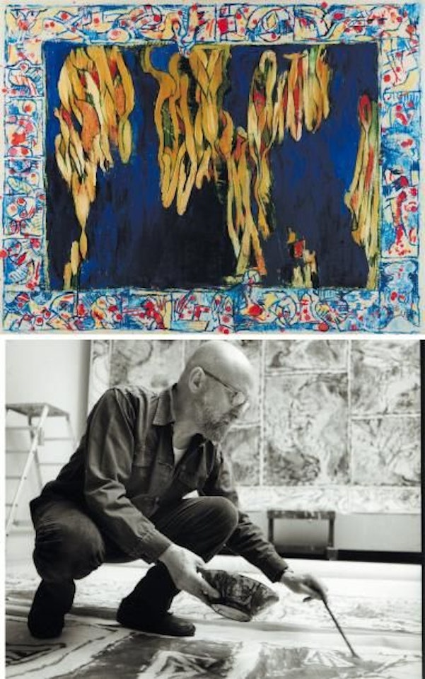 Copeaux en lecture by Pierre Alechinsky
