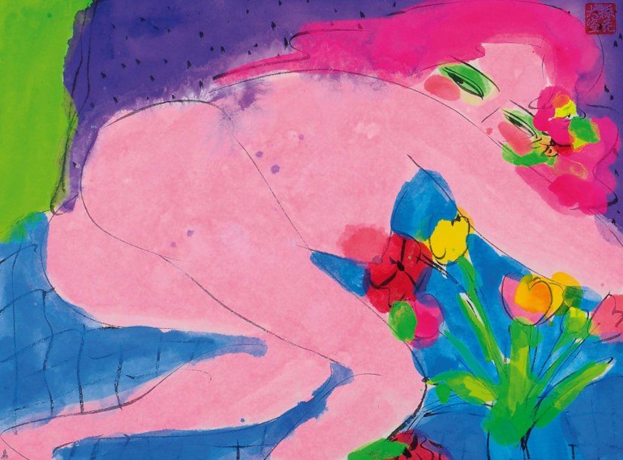 Nude by Walasse Ting