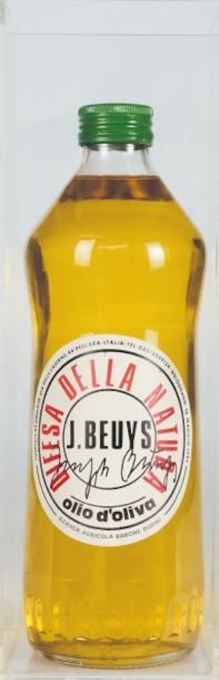 Oil bottle by Joseph Beuys