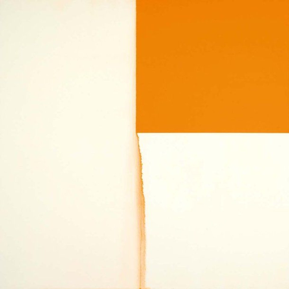 Exposed Painting, Cadmium Orange by Callum Innes