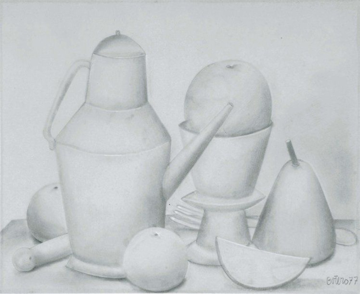 Still life by Fernando Botero