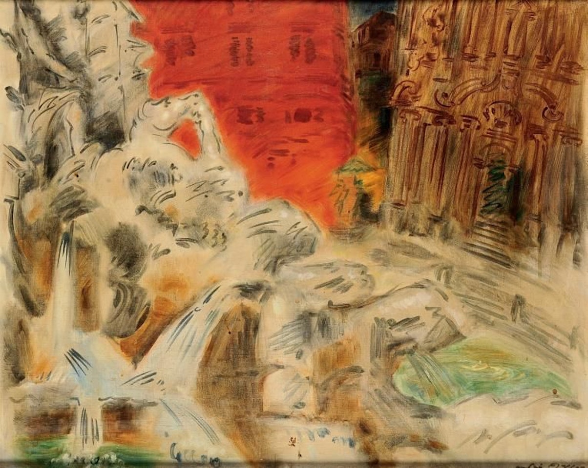 A square in Rome by André Masson