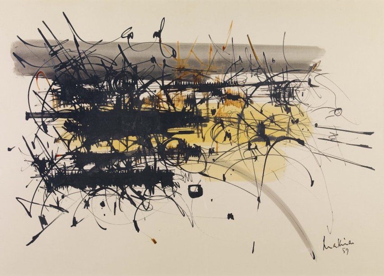 Composition by Georges Mathieu