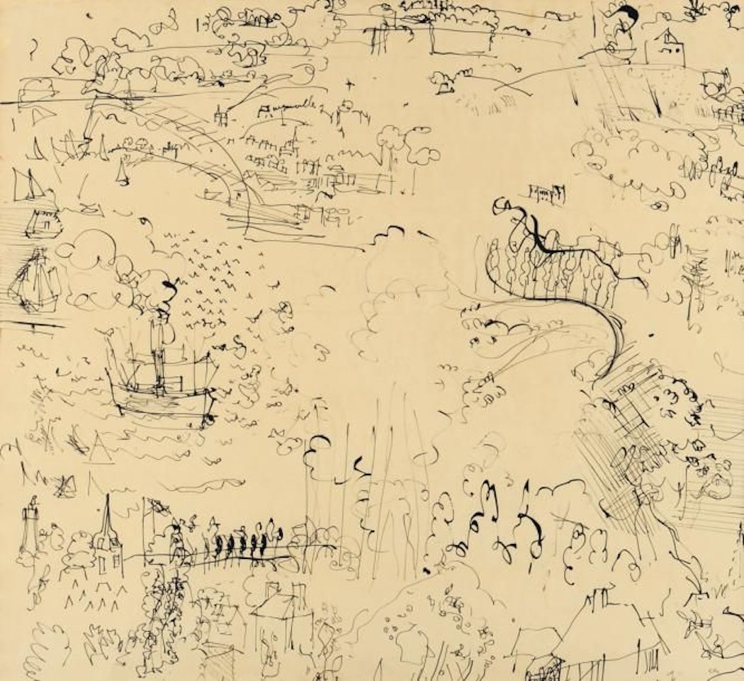 Study for the decoration of the Palais de Chaillot by Raoul Dufy
