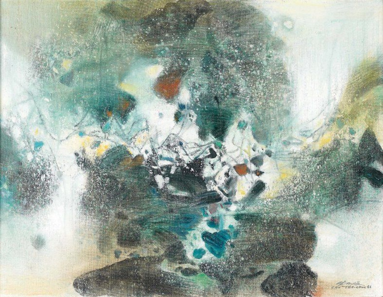 Sailing VI by Chu Teh-Chun