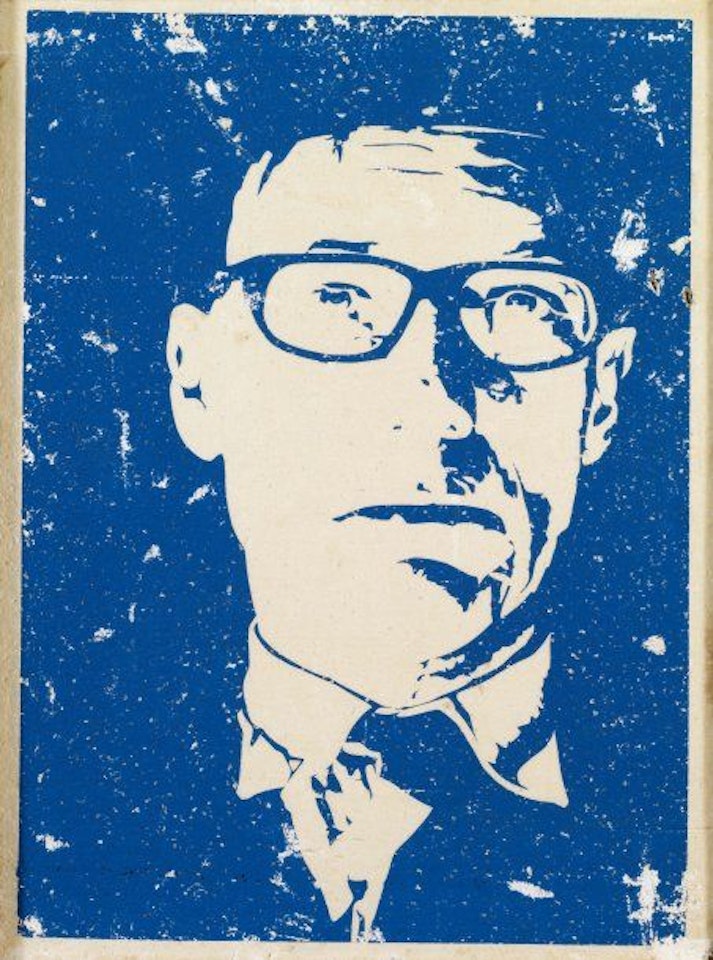 Portrait of William Burroughs by Bernard Rancillac