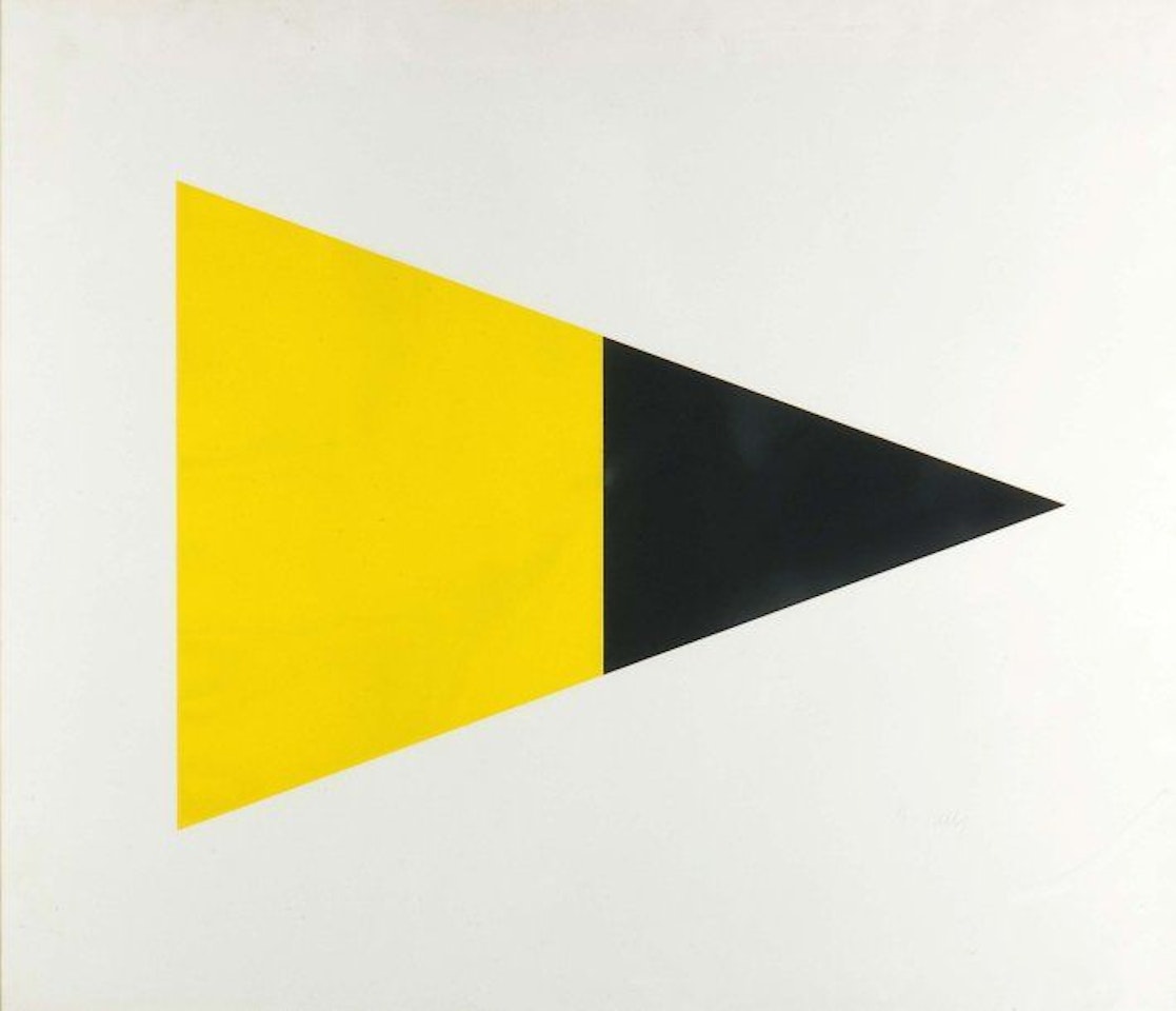 Black,-yellow by Ellsworth Kelly