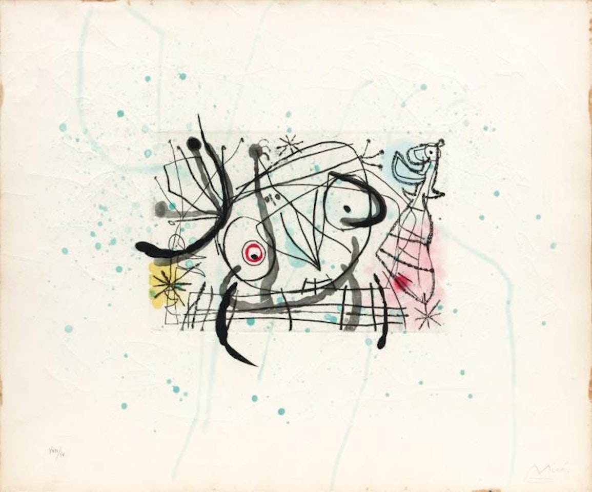 Fissures, From the series of poems by Michel Leiris by Joan Miró